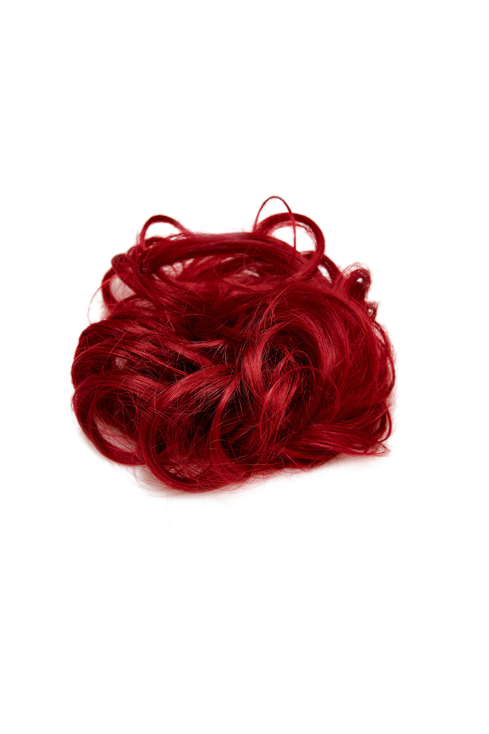 Premium Messy Bun Hair Up Scrunchie - REDS | RUBY RED #2
