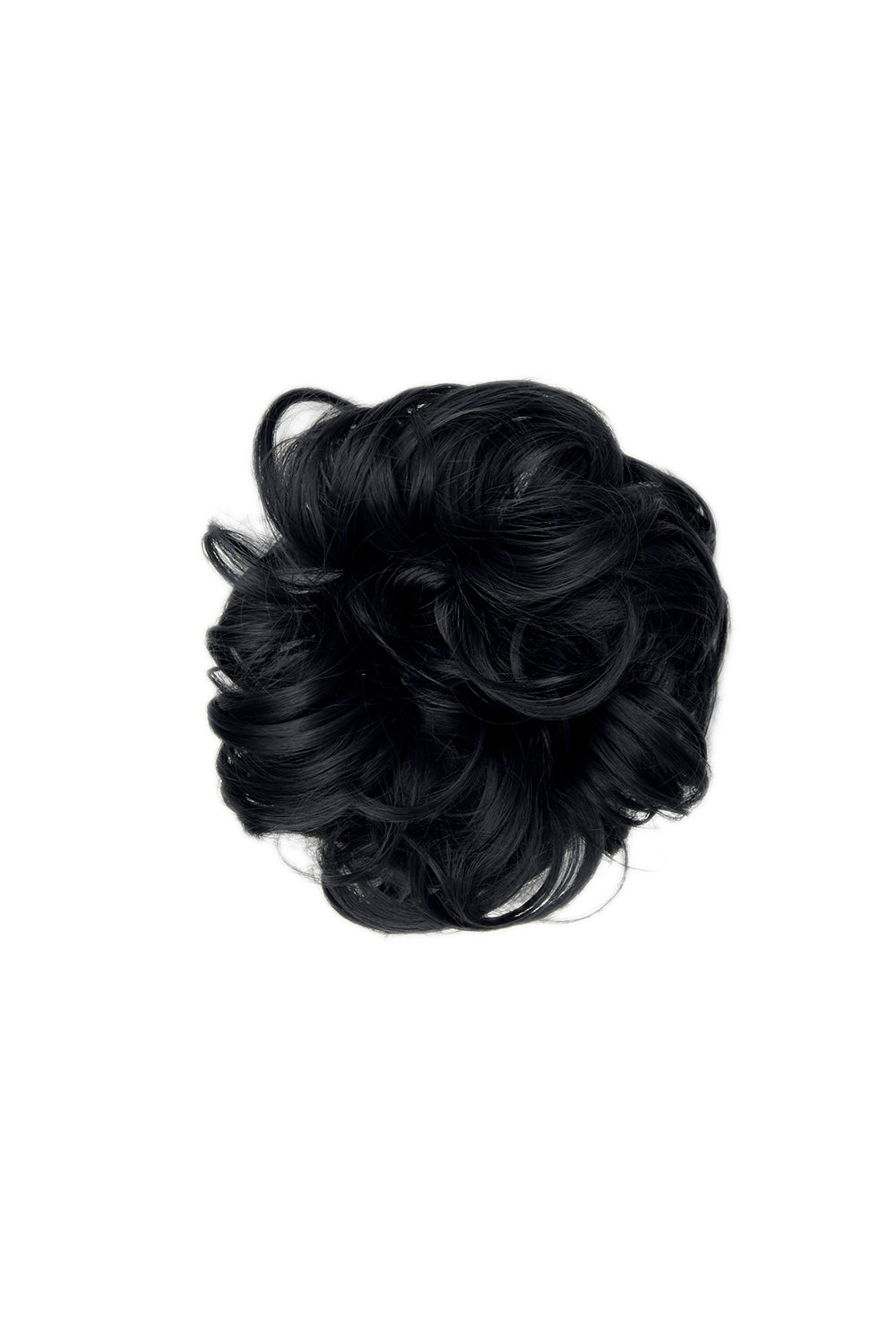 Premium Messy Bun Hair Up Scrunchie - BLACKS | JET BLACK #2