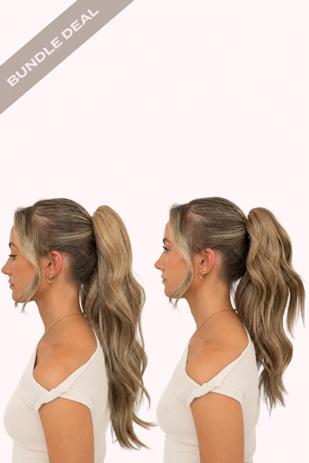 Brushed Out Wave 20" Claw Clip & Brushed Out Wave 16" Claw Clip Bundle