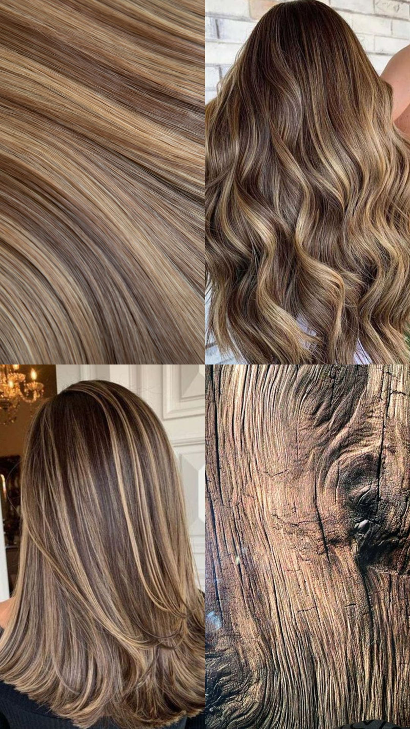 Échantillon de couleur de cheveux synthétiques - MARRONS | BRUN DOUX #1