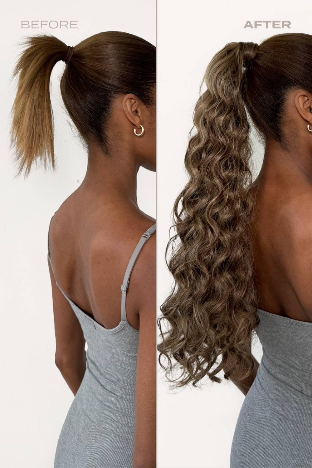 Midi Grande 20" Curly Korkenzieherpony - Colour match #2