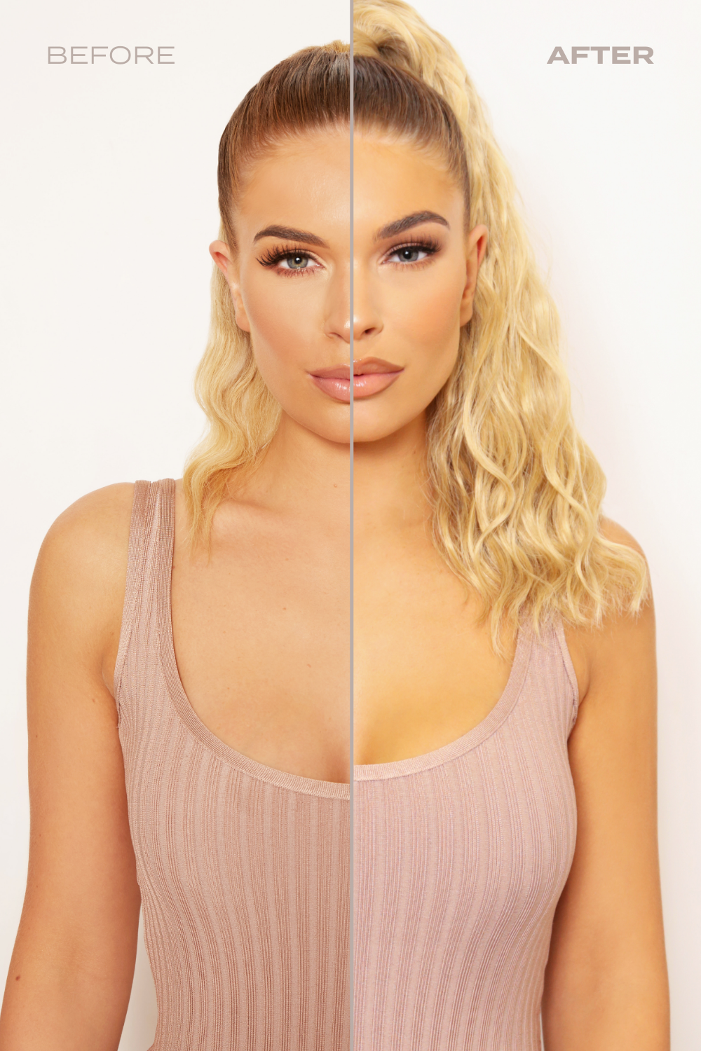 Mini Grande 18" 90s Crimp Wraparound Pony [Clearance Lines]