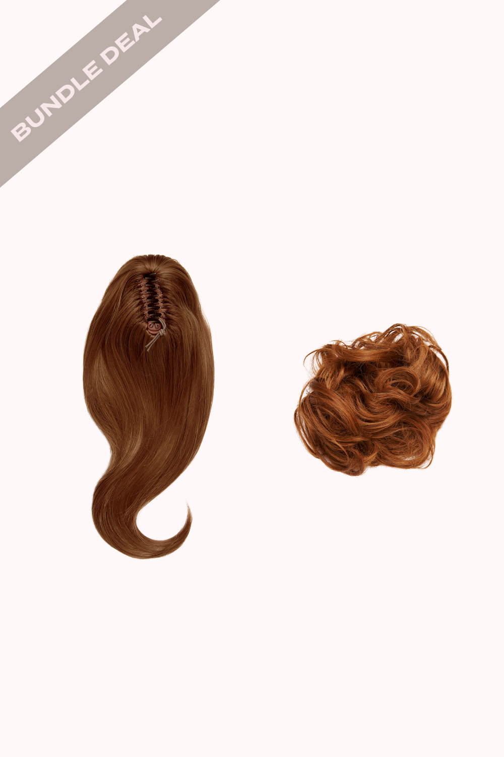 Blow Dry 16" Claw Clip + Premium Messy Bun Scrunchie Bundle - REDS | MIXED AUBURN #1