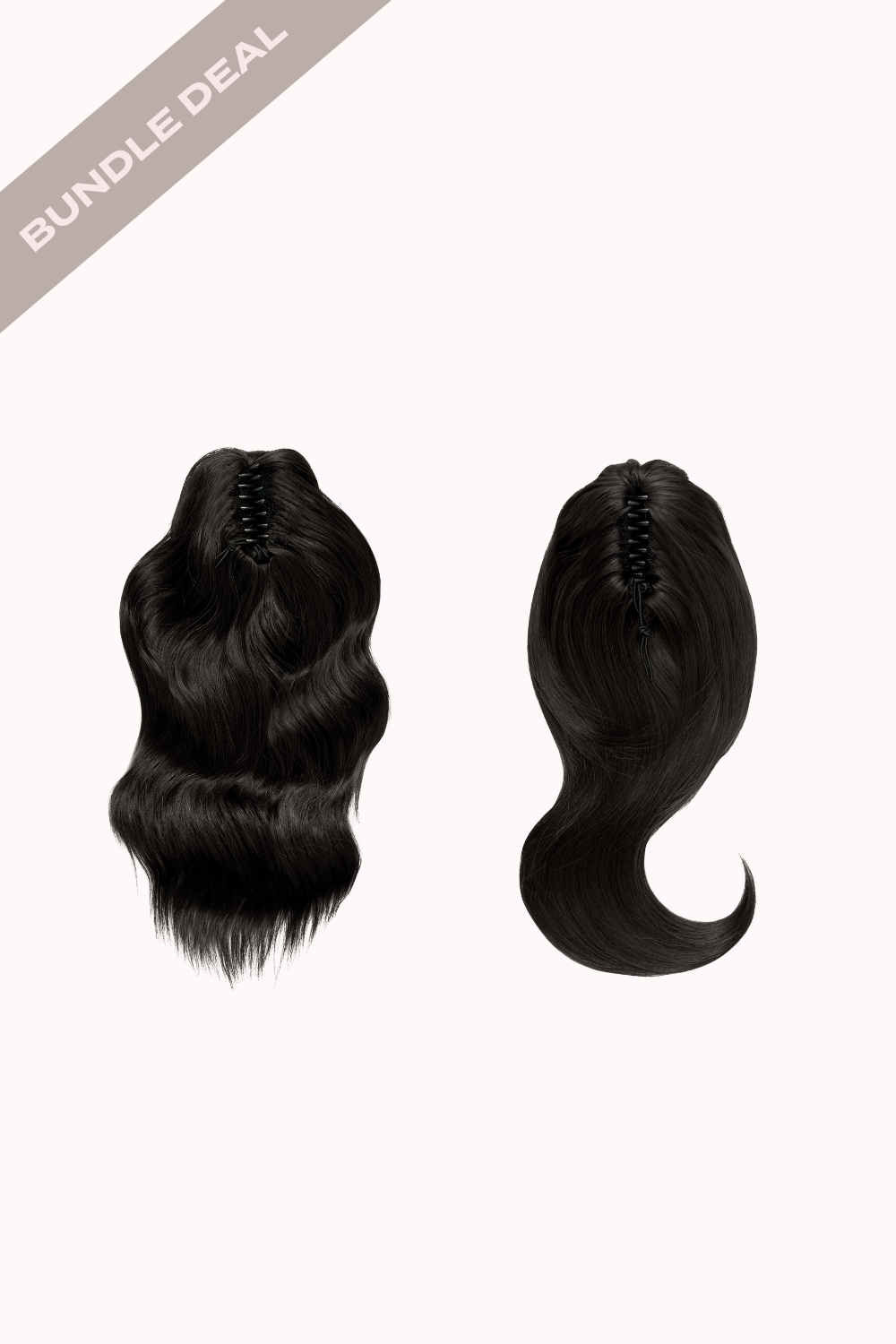 Brushed Out Wave 16" Claw Clip + Blow Dry 16" Claw Clip Bundle - BLACKS | NATURAL BLACK #1