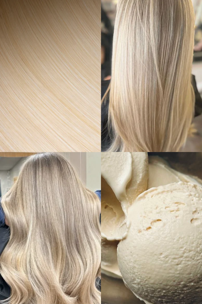 Extensions de cheveux 18 pouces à halo caché, 1 pièce, pour brushing - BLONDES | BLOND CLAIR ENRACINÉ #1