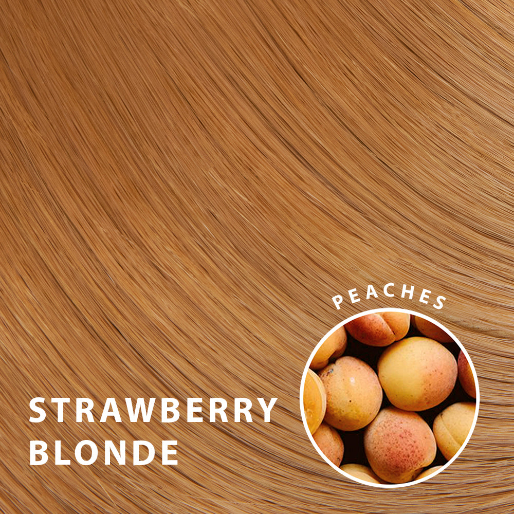 Ultimate Half Up Half Down 22'' Straight Extension and Pony Set [Clearance Lines] - REDS | STRAWBERRY BLONDE #5