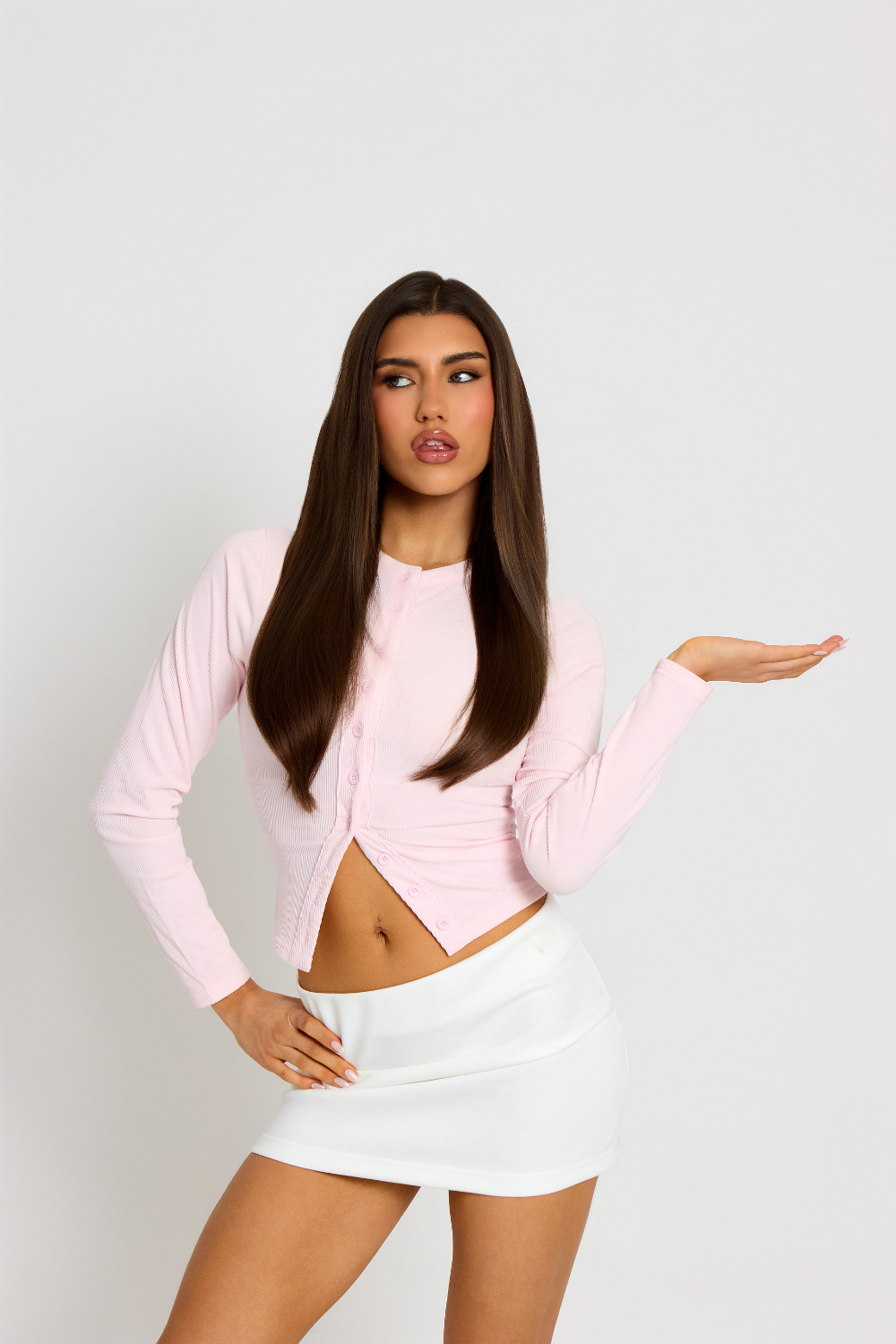 Épais 18" 1 Pièce Droite Clip Dans Les Extensions De Cheveux - Colour match #1