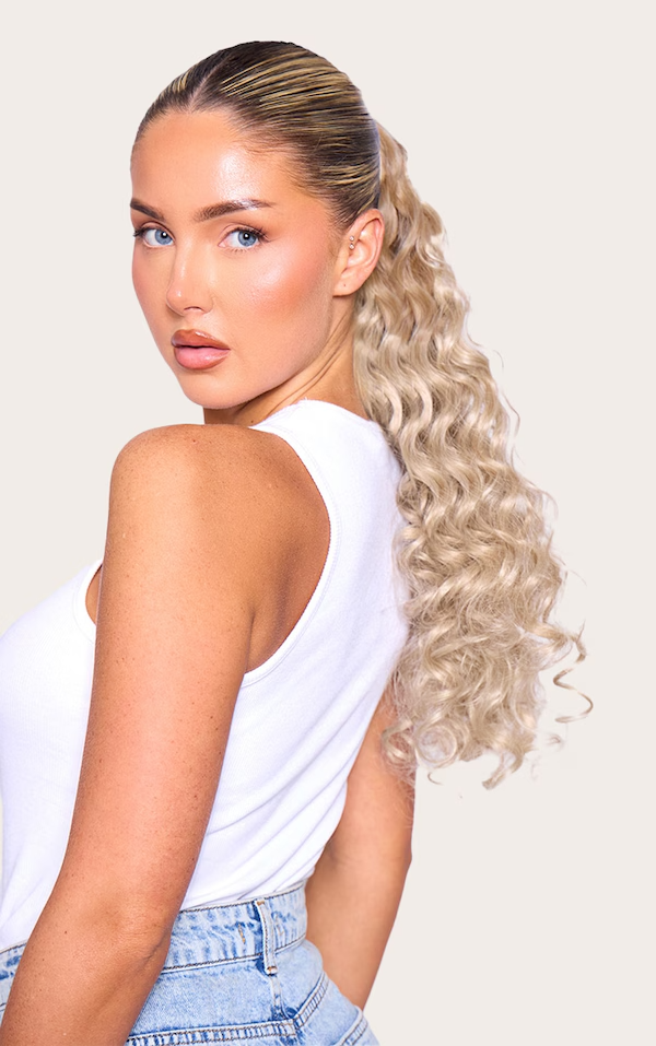 Midi Grande Brushed Out Wave 22'' Poney enveloppant - BLONDS | BLOND CALIFORNIEN #1