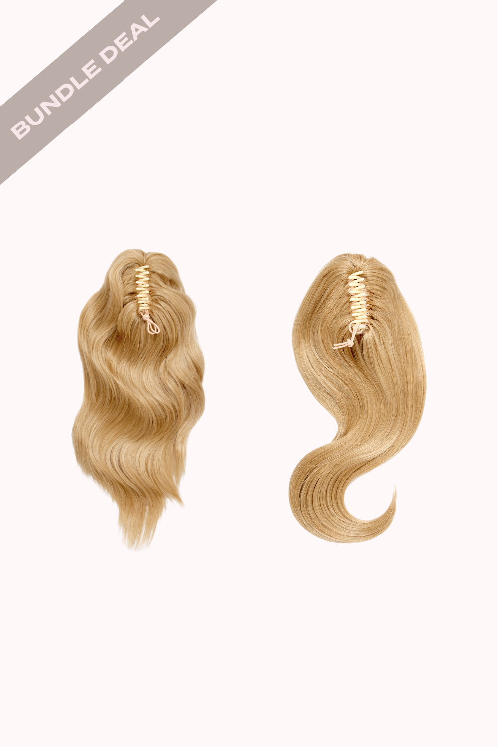 Brushed Out Wave 16" Claw Clip + Blow Dry 16" Claw Clip Bundle - BLONDES | GOLDEN BLONDE #1