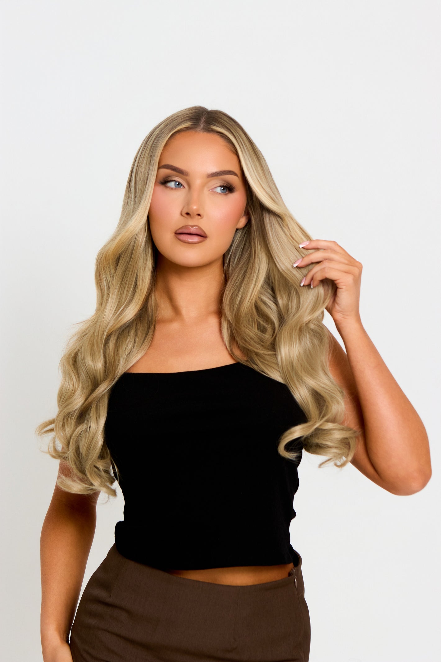Super Thick 22" 5 Piece Natural Wavy Clip In Hair Extensions