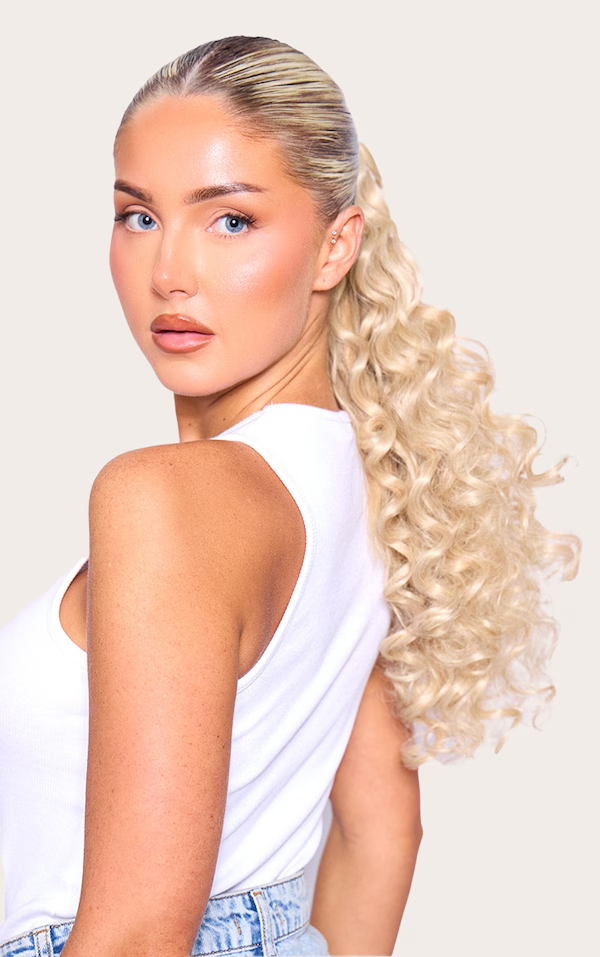 Midi Grande Brushed Out Wave 22'' Poney enveloppant - BLONDS | BLOND CLAIR #1