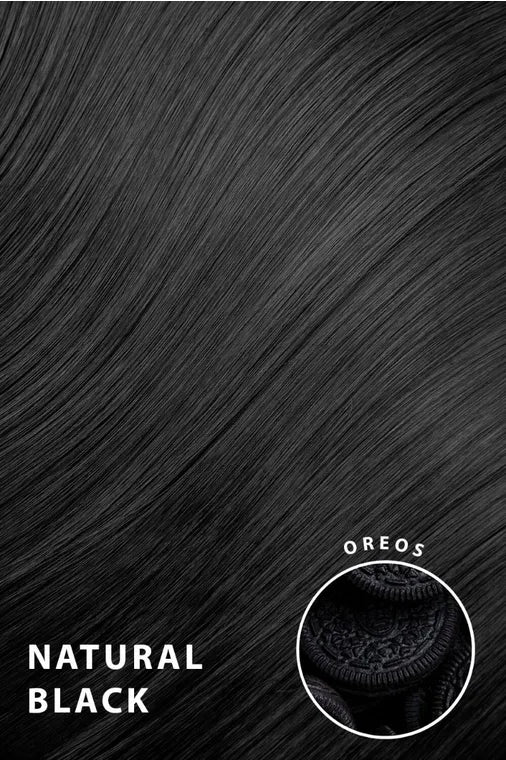 Synthetic Hair Colour Sample - BLACKS | NATURAL BLACK #1