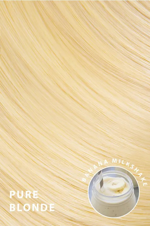 Super Thick 22'' 5 Piece Brushed Out Wave Clip In Hair Extensions - BLONDES | PURE BLONDE #3