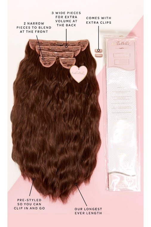 Super Thick 26" 5 Piece Waist Length Wave Clip In Hair Extensions