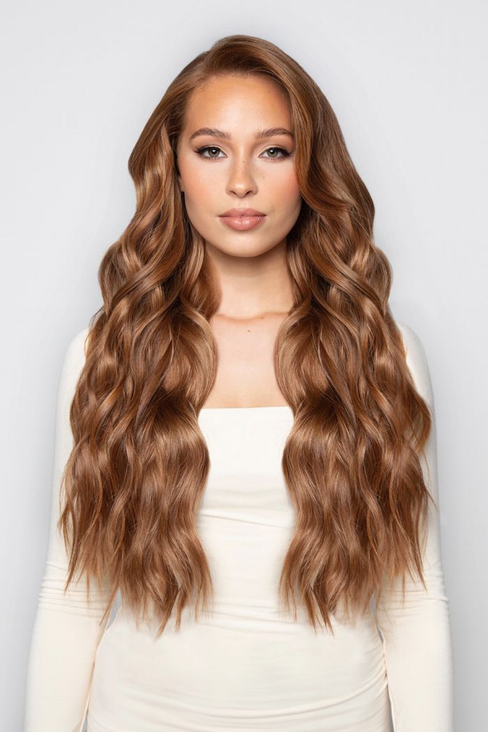 Super Thick 22'' 5 Piece Brushed Out Wave Clip In Hair Extensions