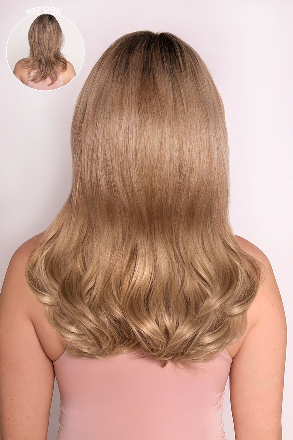 Épais 14" 1 Pièce Brushing Wavy Clip-in Extensions de Cheveux