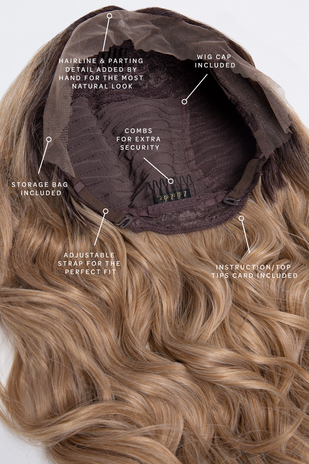 The Gigi - Perruque Lace Front Honey Waves