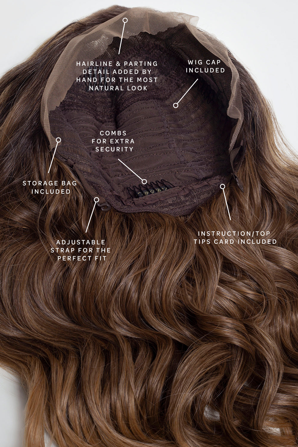 The Marissa - Balayage Bronde Waves Lace Front Wig