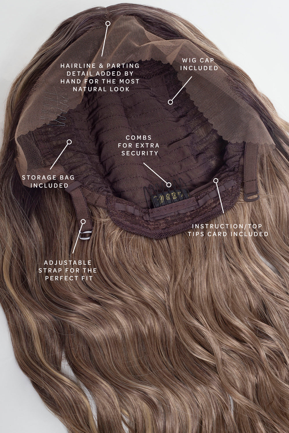 The Nova - Ash Bronde Balayage Boho Waves Lace Front Wig