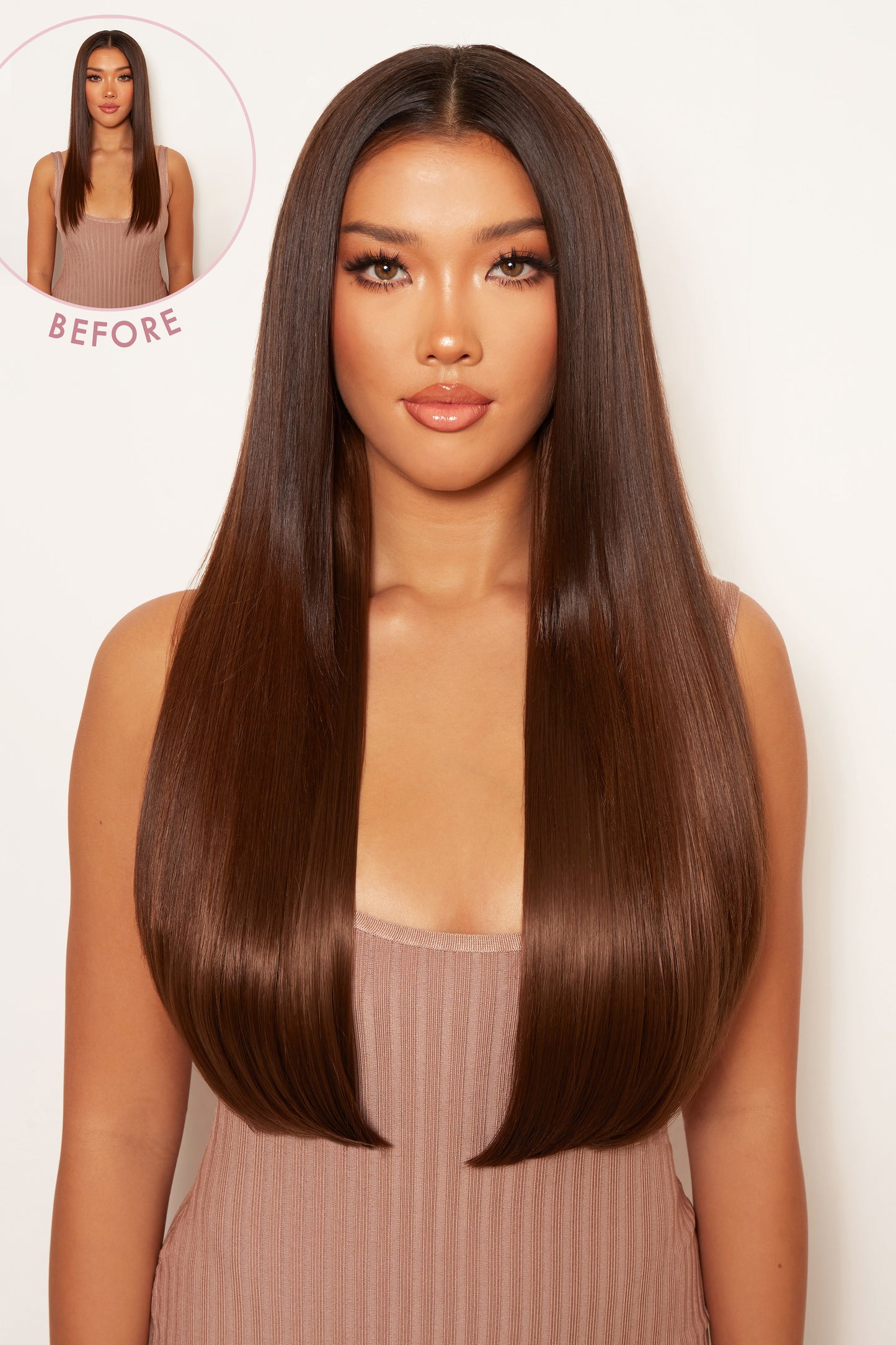 Super Thick 22" 5 Piece Straight Clip In Hair Extensions
