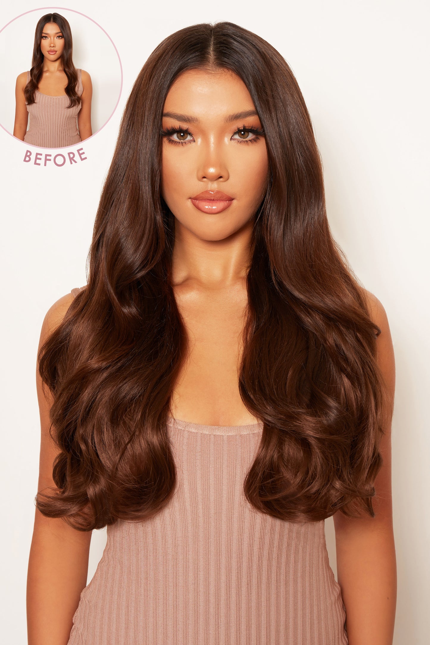 Super Thick 22" 5 Piece Blow Dry Wavy Clip In Hair Extensions