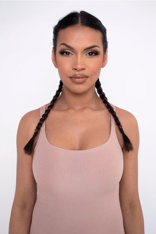 The Cassie - Natural Black Body Wave Lace Front Wig