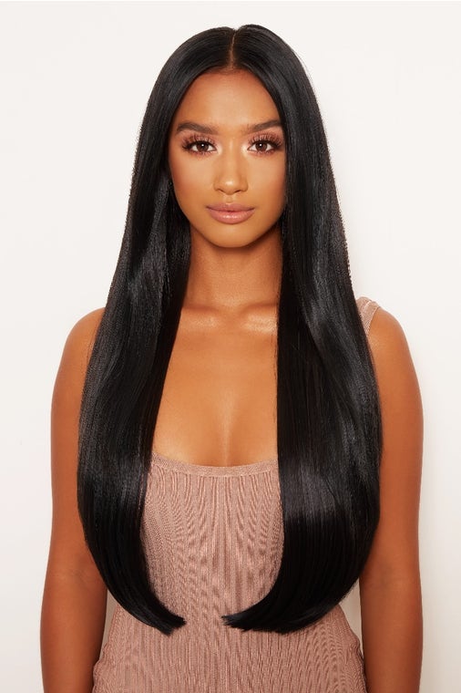 Thick 24" 1 Piece Straight Clip In Hair Extensions