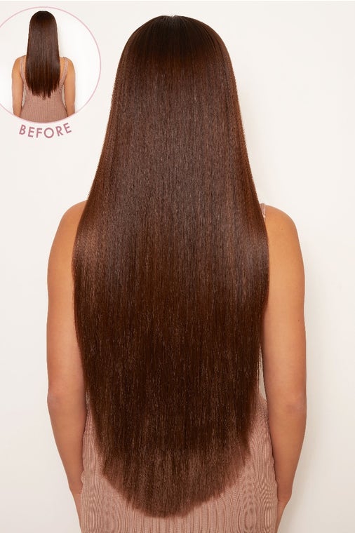 Super Thick 26" 5 Piece Statement Straight Clip In Hair Extensions